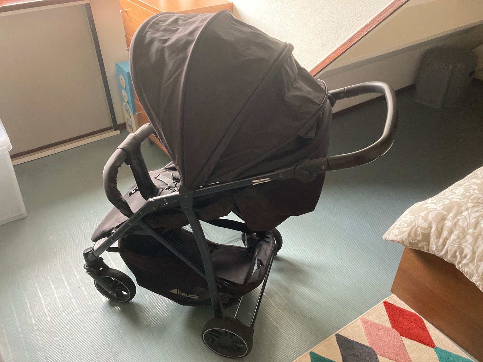 Hauck Rapid 4 Plus kinderwagen - Zwart, Ophalen, Gebruikt, Kinderwagen, Overige merken
