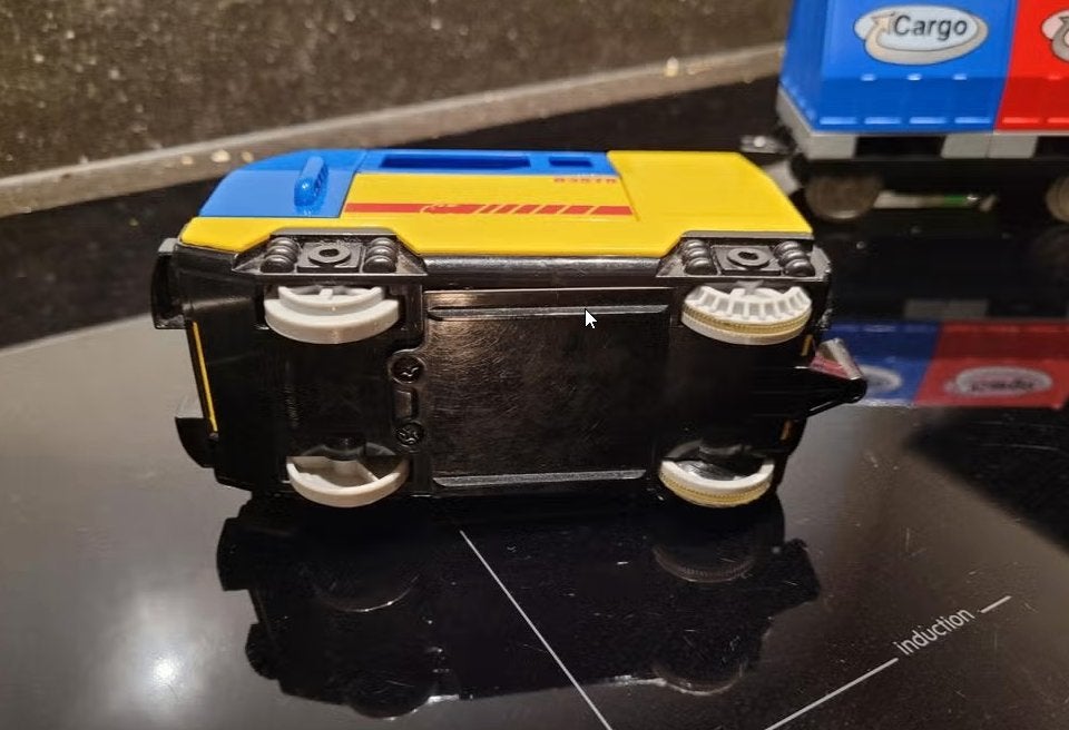 Duplo locomotief "vracht" blauw met wagon, met garantie, Lego Systems A/S, Gebruikt, Aastvej 1 – 7190 Billund - Denemarken, Ophalen of Verzenden
