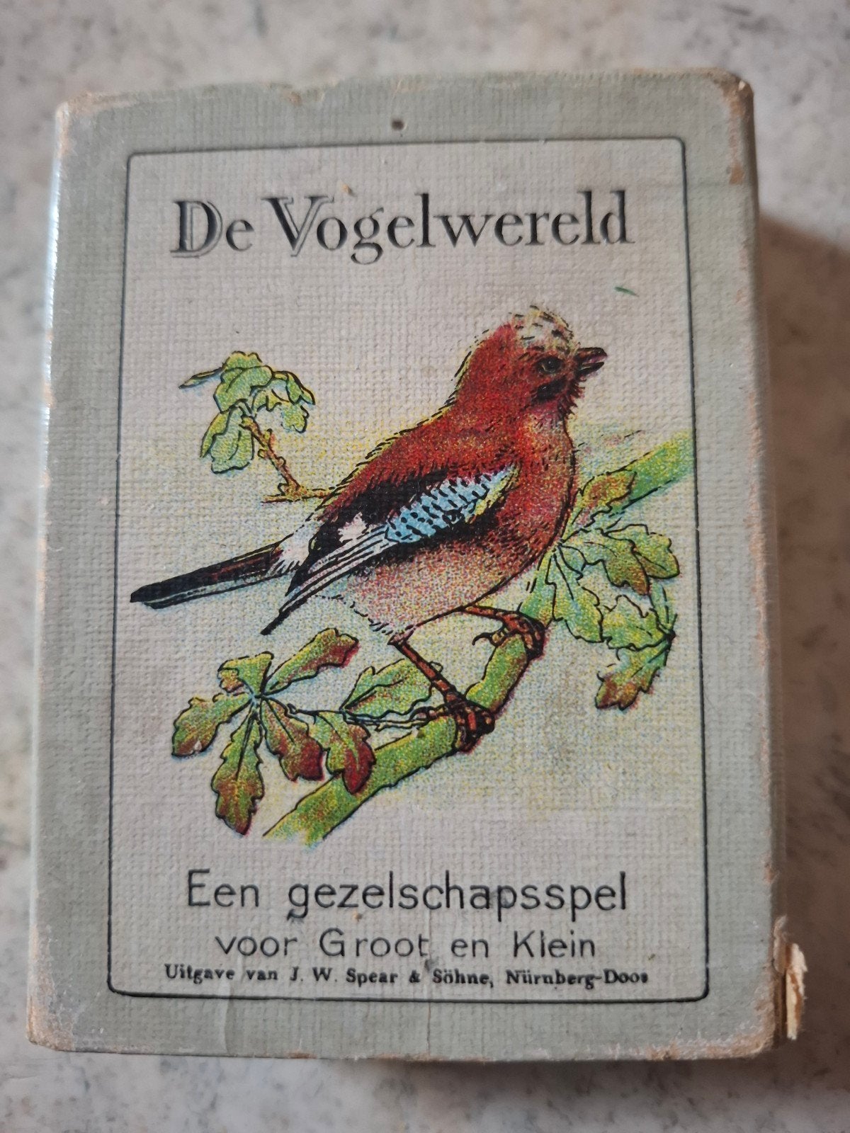 De Vogelwereld - Gezelschapsspel voor Groot en Klein, Een of twee spelers, Ophalen of Verzenden, Gebruikt, J. W. Spear & Söhne, Nürnberg-Doos