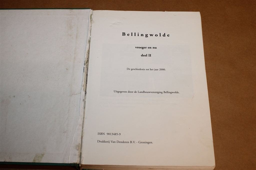 Bellingwolde Vroeger en Nu 2 — Boerderijenboek tot 2000, Ophalen of Verzenden, Gelezen