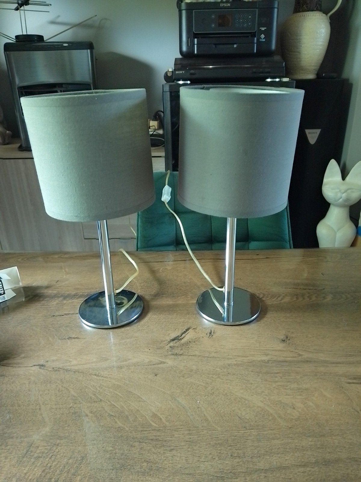 2 schemerlampjes, Ophalen, Minder dan 50 cm