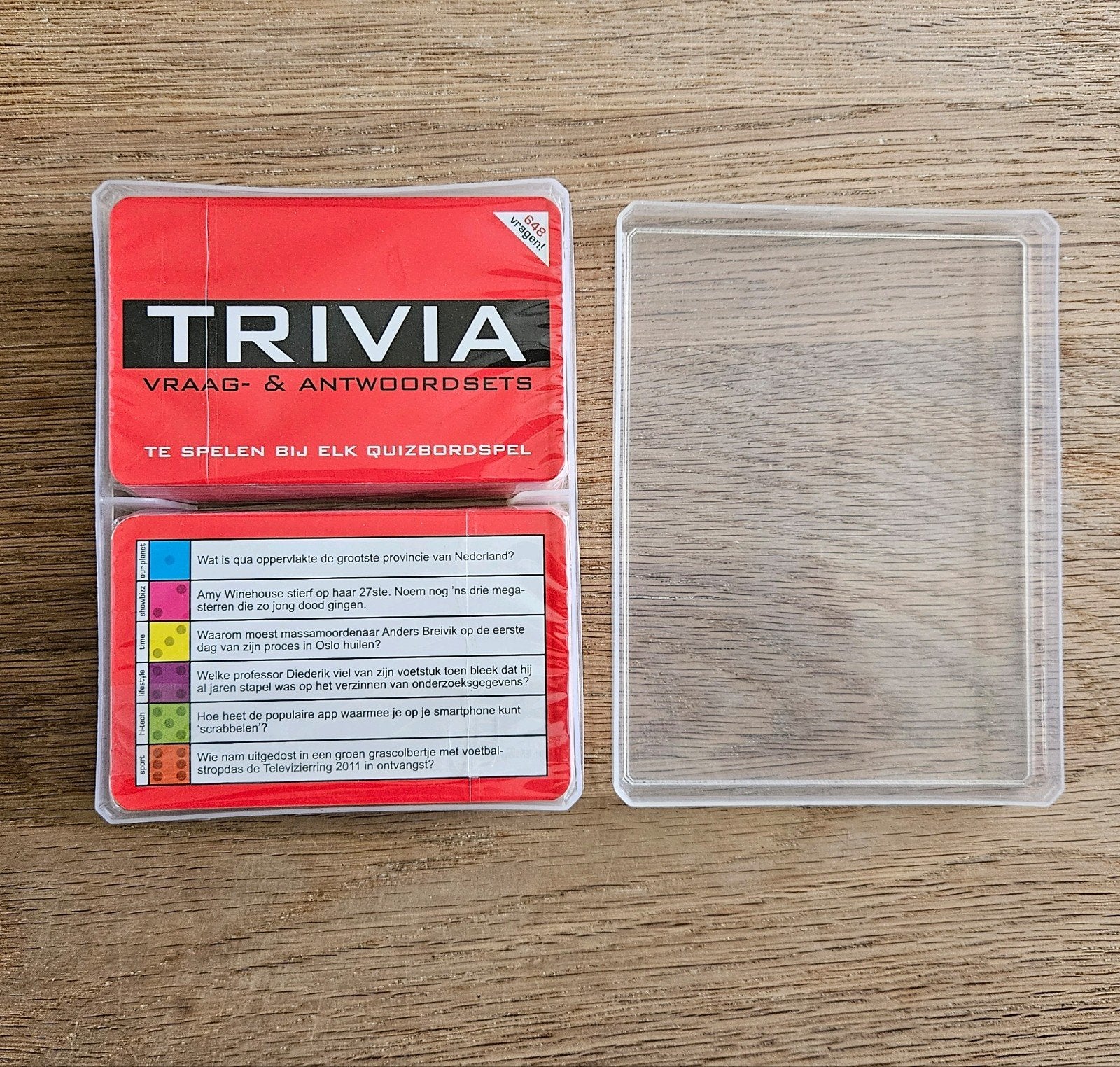 Trivia Vraag & Antwoord Kaartspel - Nieuw in verpakking, Een of twee spelers, Ophalen of Verzenden, Nieuw, Nova Cat