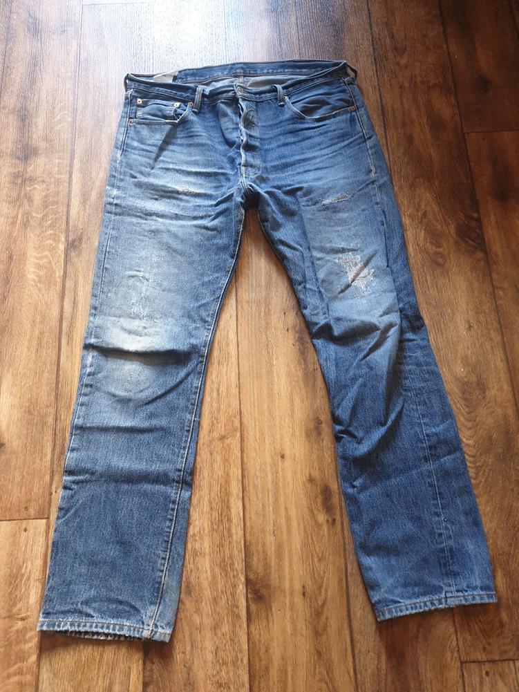 Levi`s 501 W38 L34 #1, Blauw, Overige jeansmaten, Ophalen of Verzenden, Gedragen