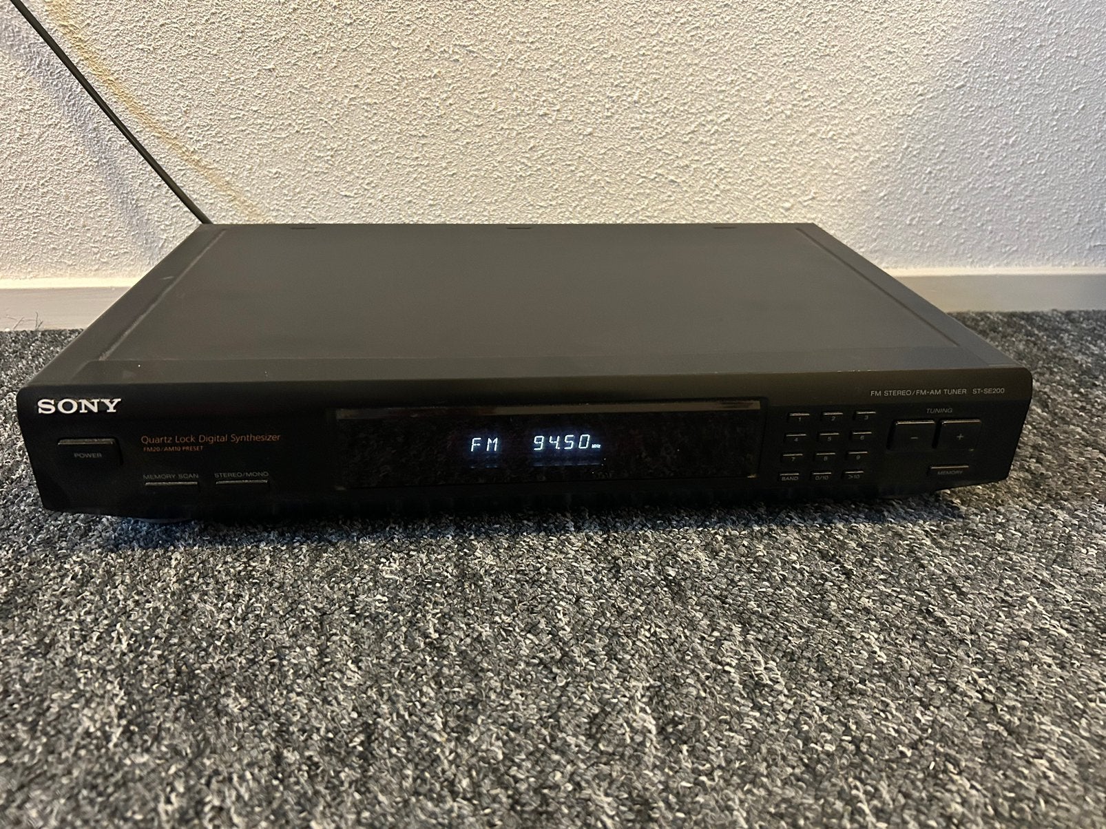 Sony FM stereo FM AM Tuner ST-SE200, Ophalen of Verzenden, Gebruikt
