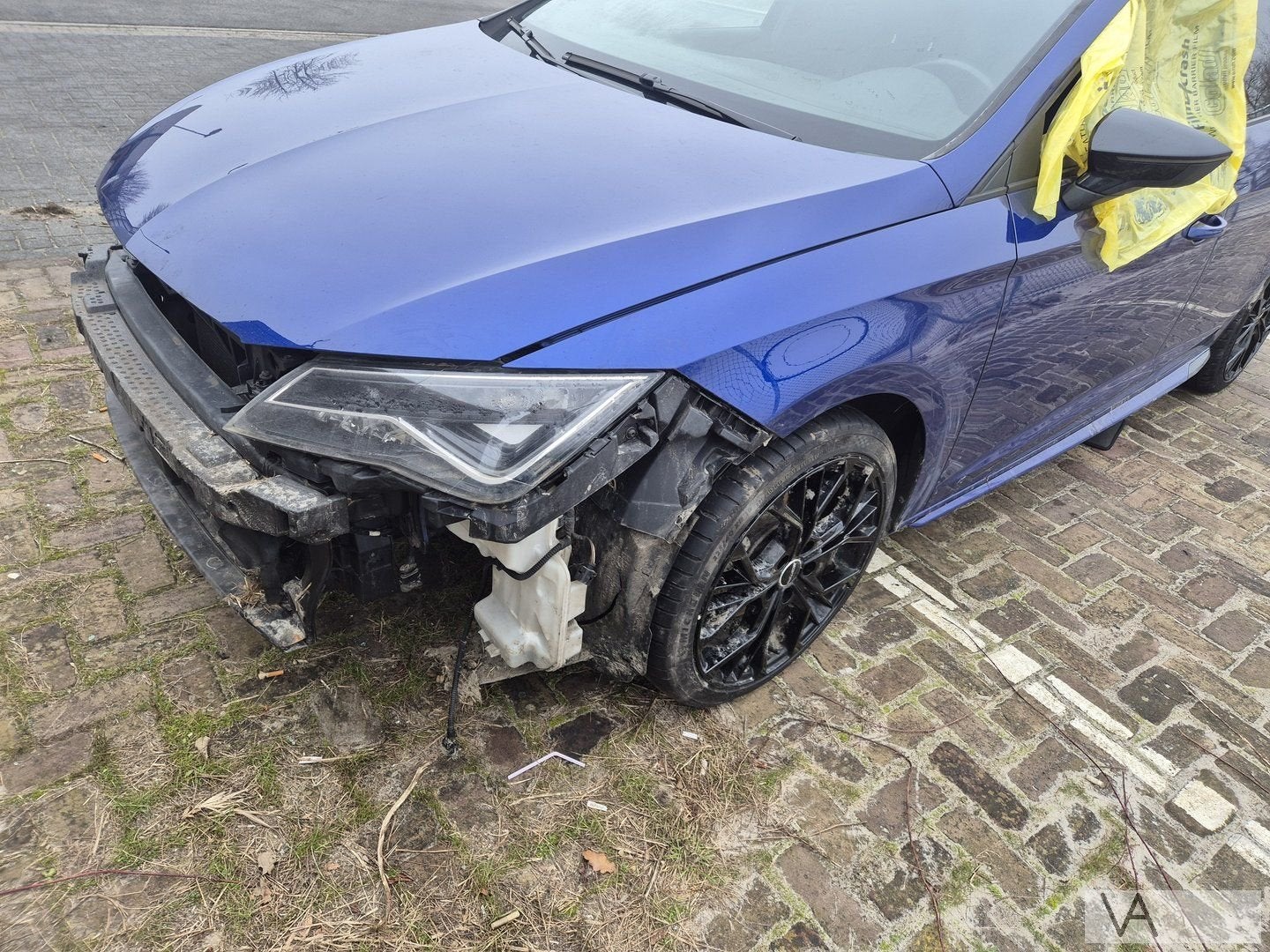 Seat Leon 5f 2013 - 2020 voorscherm links blauw €200 LW5L, Gebruikt, -, -, Ophalen of Verzenden