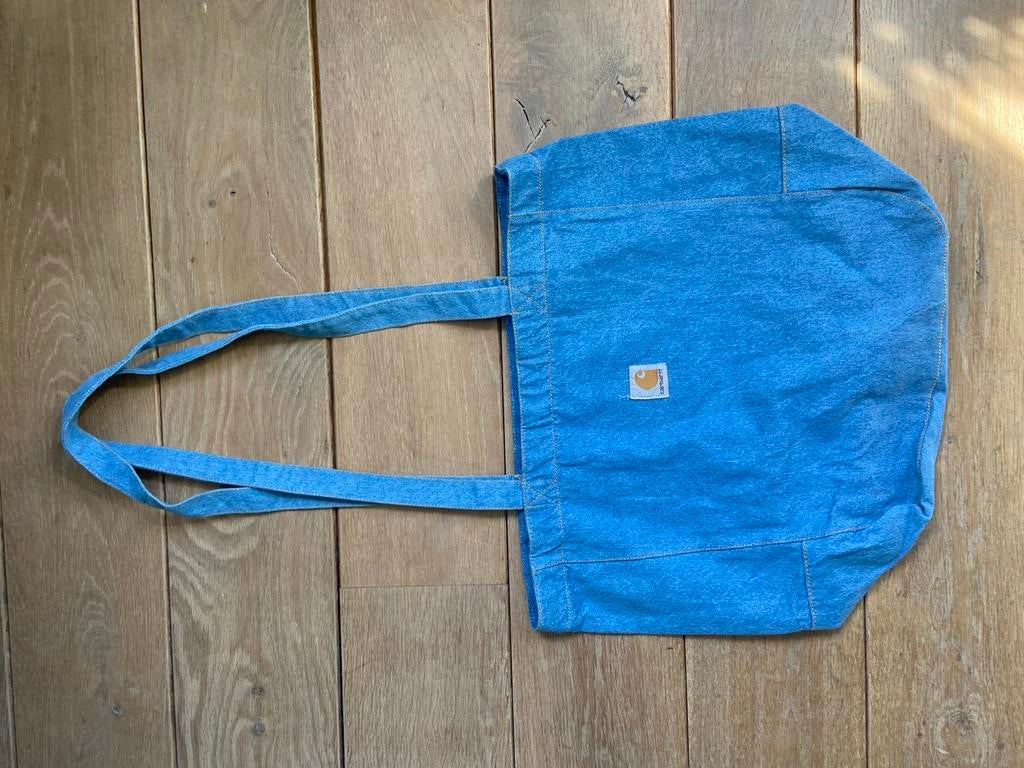 Carhartt tas in hele goede staat, Sieraden, Tassen en Uiterlijk, Ophalen of Verzenden, Zo goed als nieuw, Blauw, Shopper