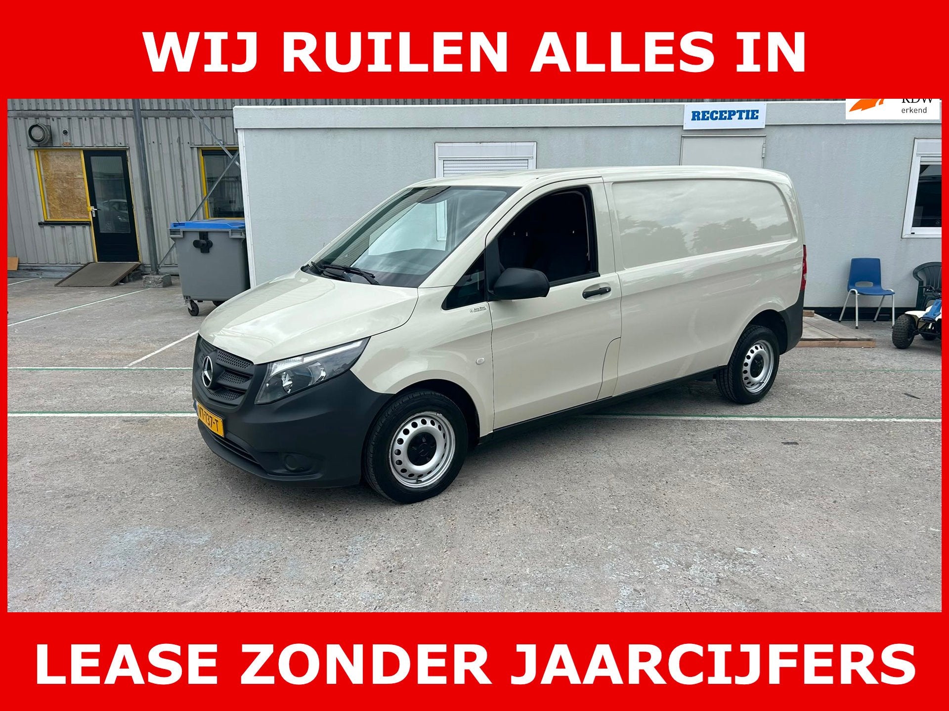 Mercedes-Benz Vito 109 CDI Functional airco3 persoons, Auto's, Voorwielaandrijving, Euro 5, Stof, Gebruikt