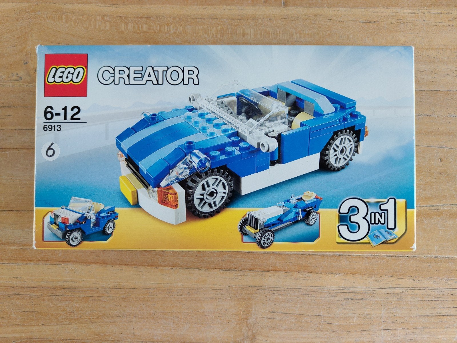 LEGO Creator 6913: Blauwe Sportwagens 3-in-1 Set, Ophalen of Verzenden, Zo goed als nieuw