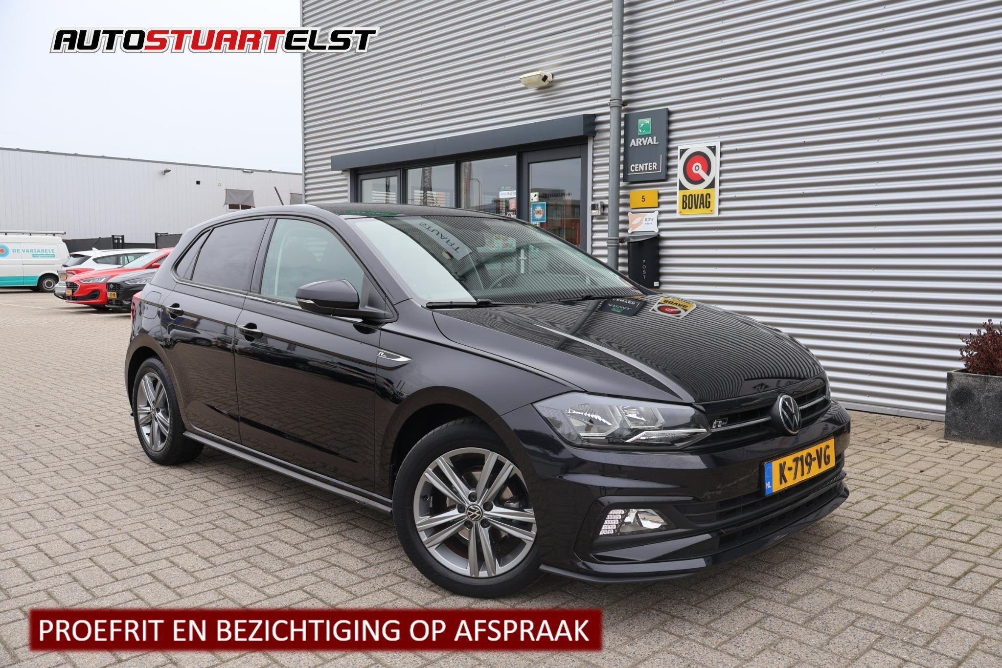 Volkswagen Polo 1.0 TSI Highline Business R 1e Eigenaar | Vo, Auto's, Voorwielaandrijving, Gebruikt, Zwart, Origineel Nederlands
