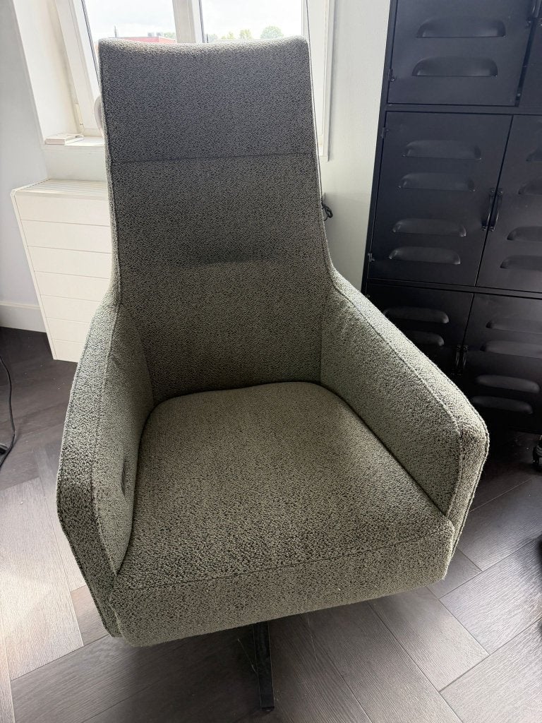 Montel Bliss elektrische relaxfauteuil met accu, Huis en Inrichting, Fauteuils, Ophalen, 75 tot 100 cm, Zo goed als nieuw, Stof