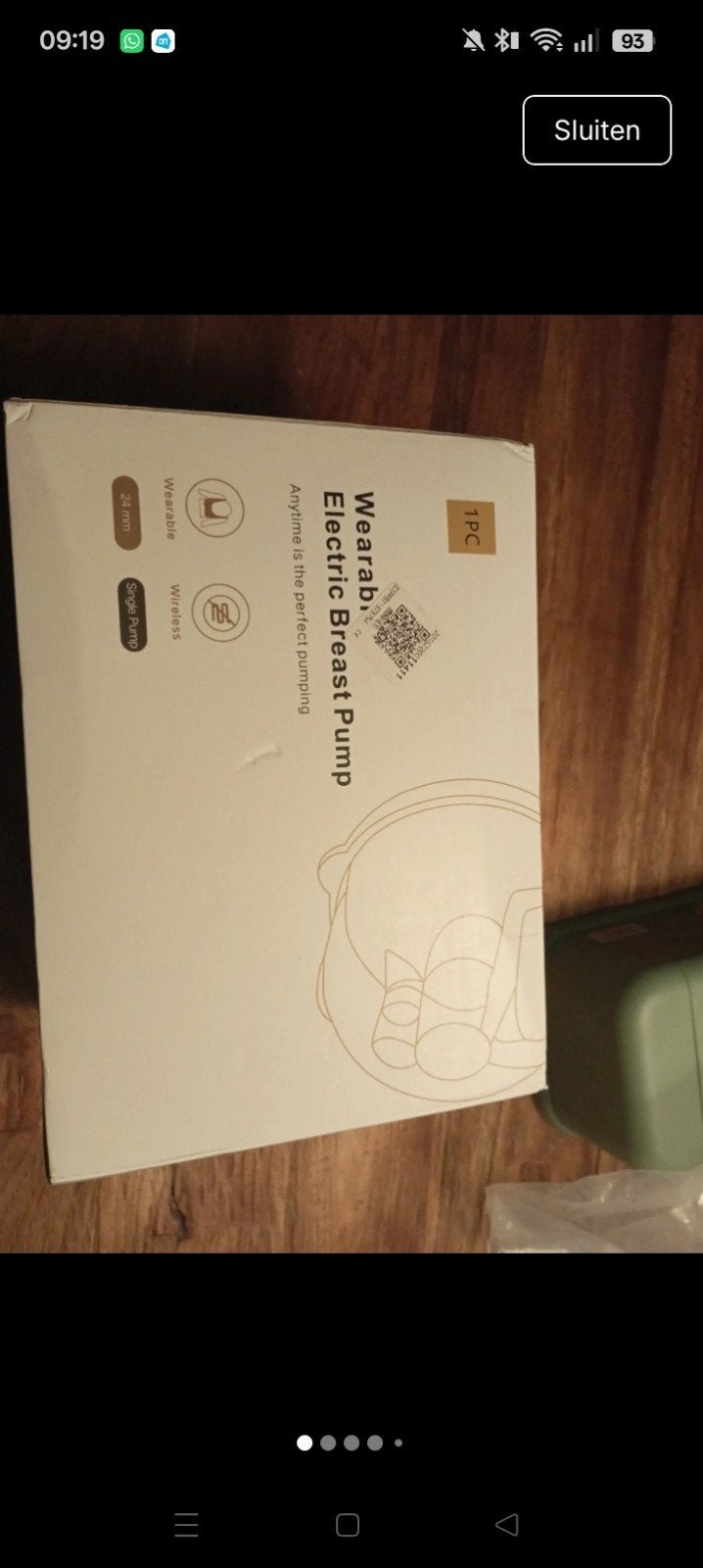 Nieuwe Draagbare dubbele Elektrische Borstkolf - Ongebruikt, Ophalen of Verzenden, Nieuw