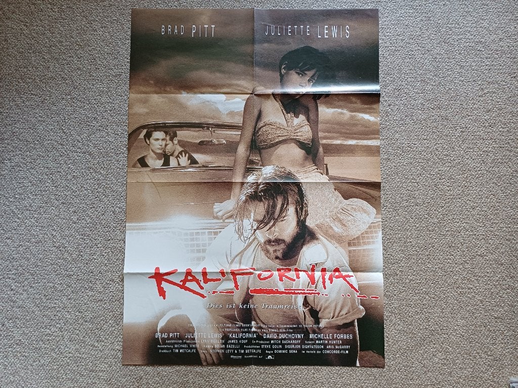 KALIFORNIA     filmposter., Verzamelen, Posters, Rechthoekig Staand, Verzenden, Zo goed als nieuw, A1 t/m A3