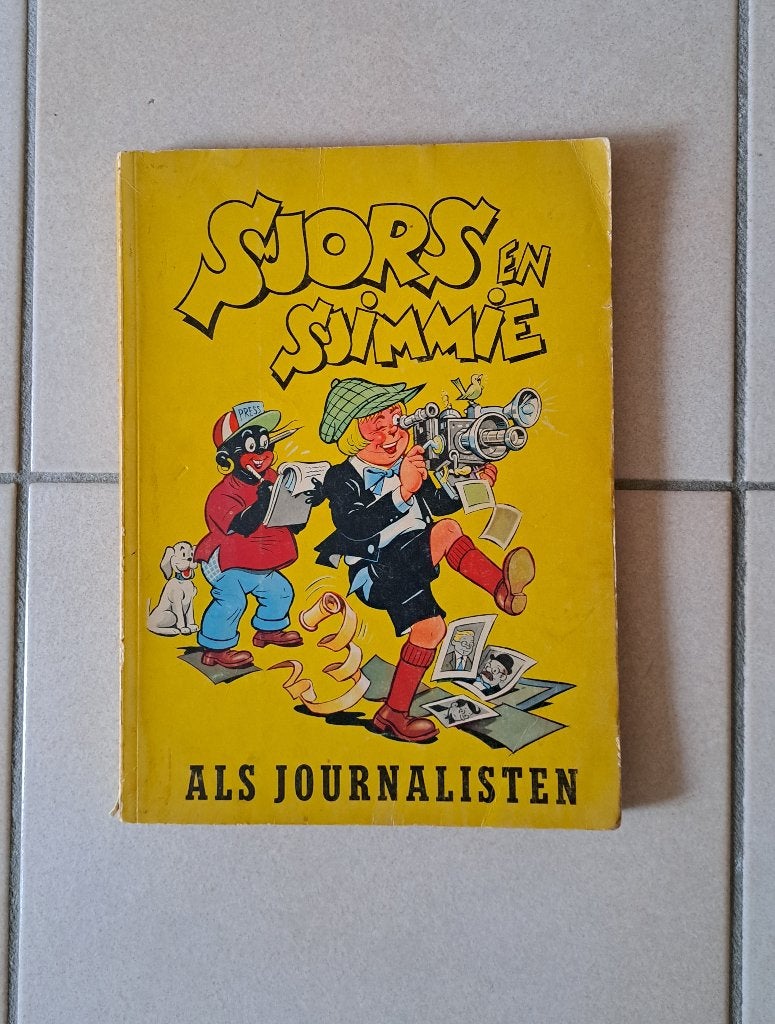 Oud Sjors en Sjimmie album (1964), Gelezen, Eén stripboek, Ophalen of Verzenden, Frans Piët