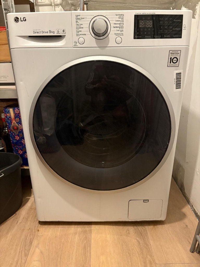 Wasmachine LG 9 kg TurboWash, 6 Motion. A+++, Witgoed en Apparatuur, Ophalen, 1200 tot 1600 toeren, 8 tot 10 kg, Voorlader
