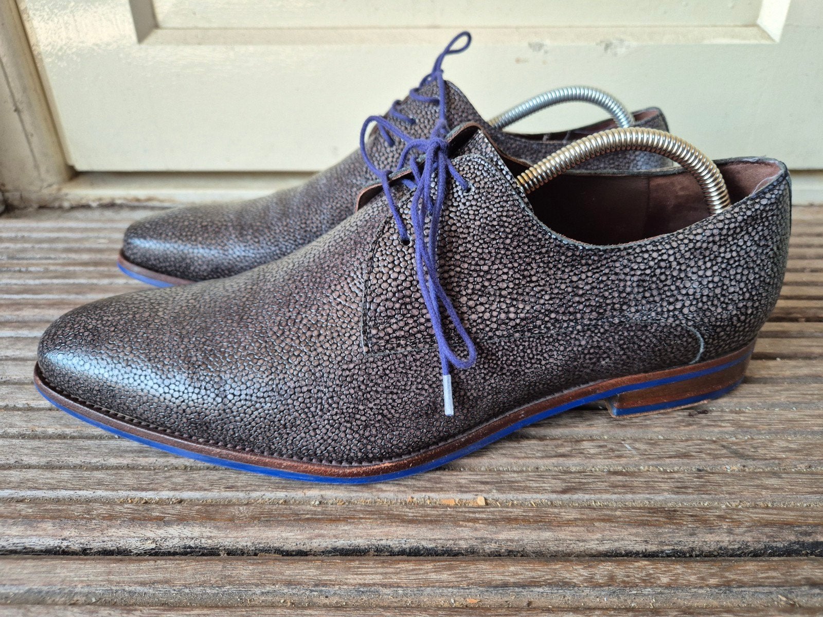 Floris van Bommel herenschoenen maat 44 / 9.5, Bruin, Floris van Bommel, Ophalen of Verzenden, Zo goed als nieuw