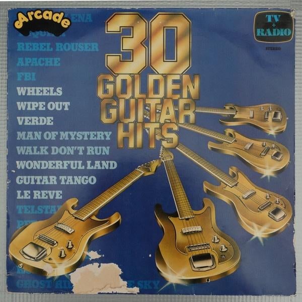 LP Arcade - 30 Golden Guitar Hits, Ophalen of Verzenden, Gebruikt, 12 inch, Pop