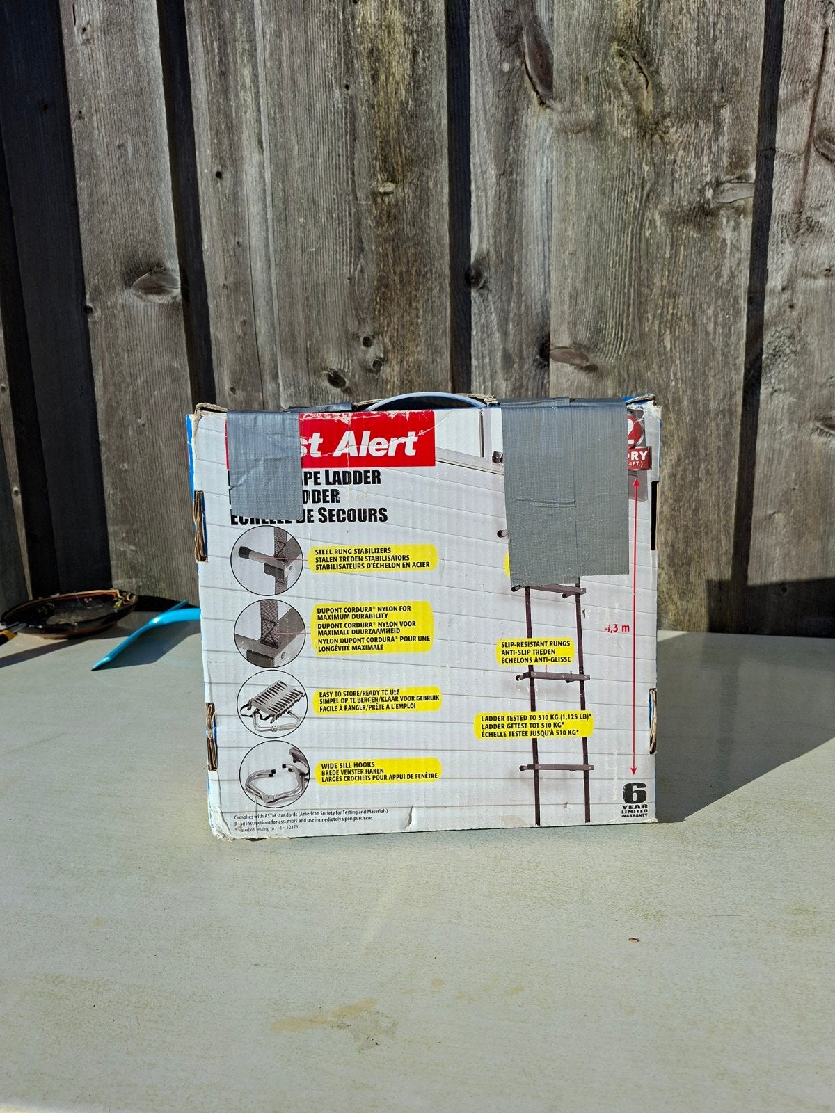 Te koop opvouwbare noodtrap, Ophalen of Verzenden, Minder dan 2 meter