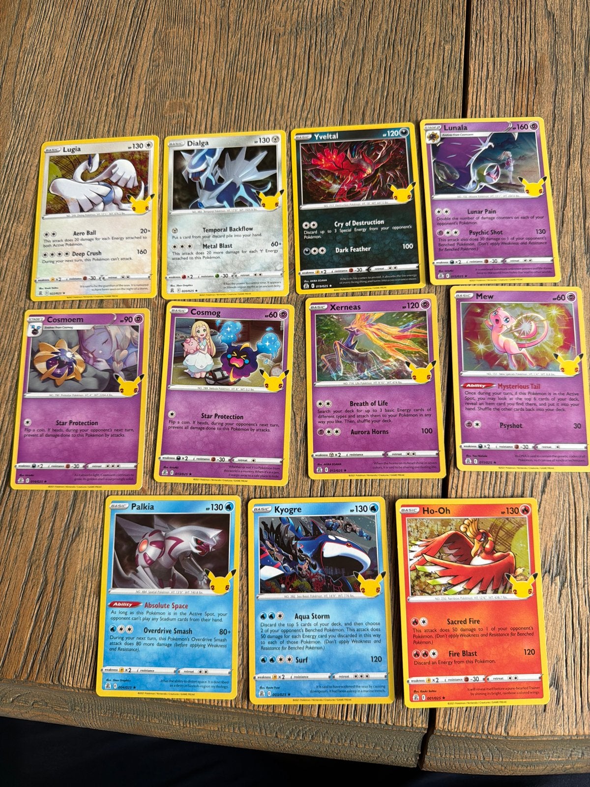 Pokémon 25th Celebrations Kaartjes Set, Ophalen of Verzenden, Zo goed als nieuw