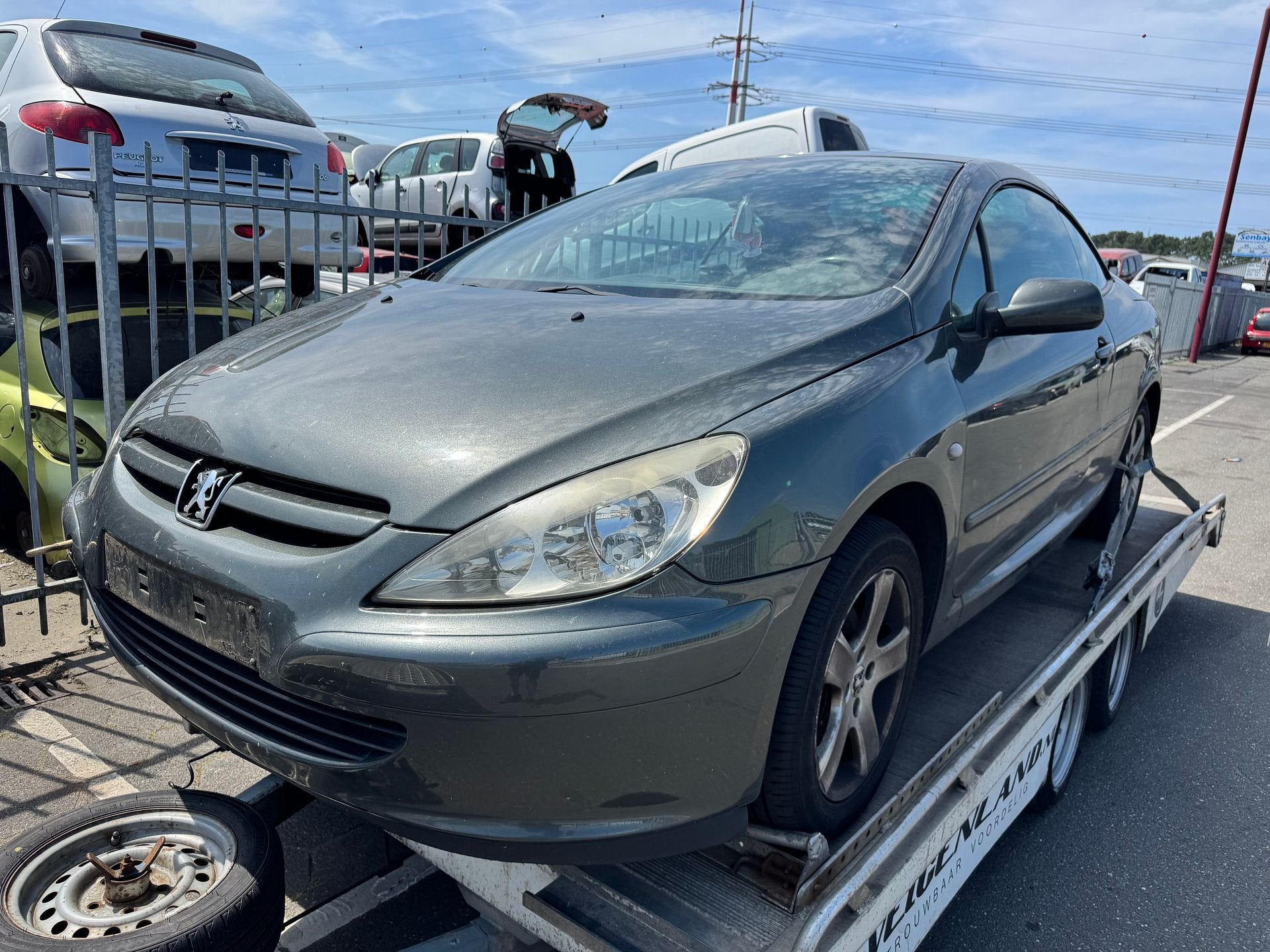 Peugeot 307 CC 2.0-16V 2004 veel onderdelen voorradig, Gebruikt, -, -, Ophalen of Verzenden