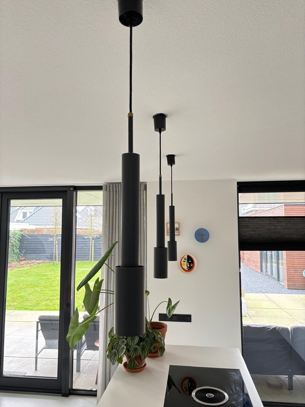 Frederik Roije Skylight Hanglamp Tower 2 - 3 stuks, 46 cm ho, Huis en Inrichting, Ophalen, Zo goed als nieuw, Metaal, Overige fittingen
