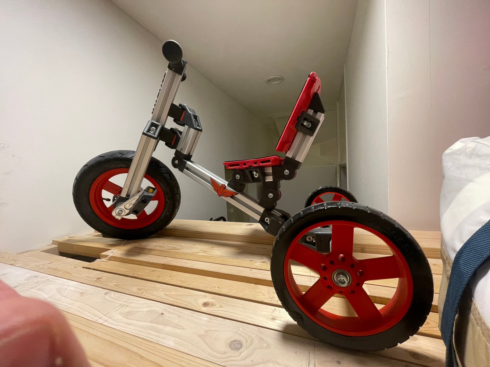 Infento Junior Kit - Bouw je eigen kinderrijtuig!, Ophalen of Verzenden, Gebruikt, Knutselen