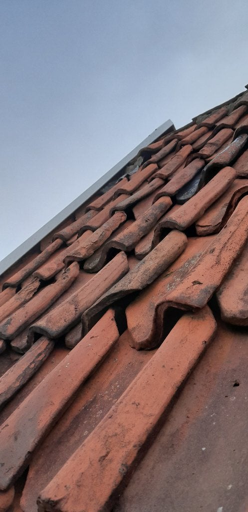 Oude holle  ( oud hollandse ) dakpan, Ophalen, Steen of Klei, Zo goed als nieuw, 15 m² of meer