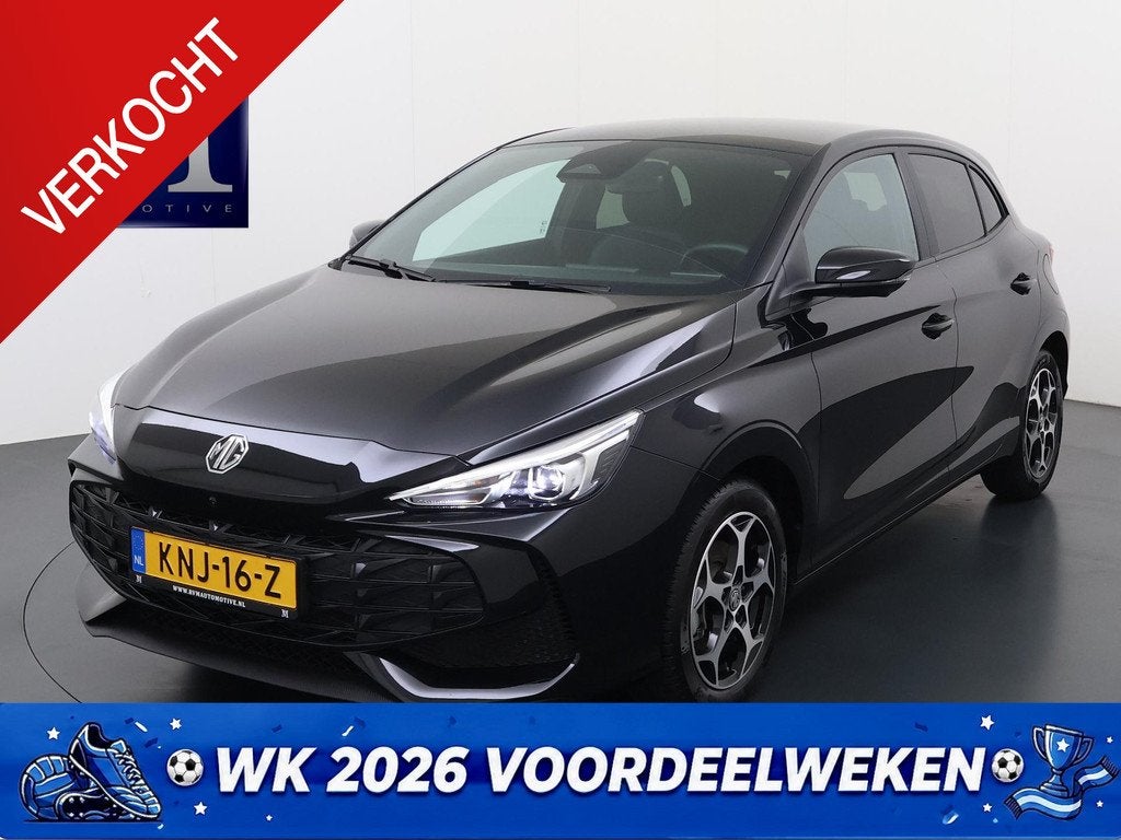 MG MG3 Hybrid+ 1.5 Hybrid+ Luxury 7 JAAR MG FABRIEKS GARANTI, Auto's, MG, 4 cilinders, 2 kWh, 1283 kg, Zwart