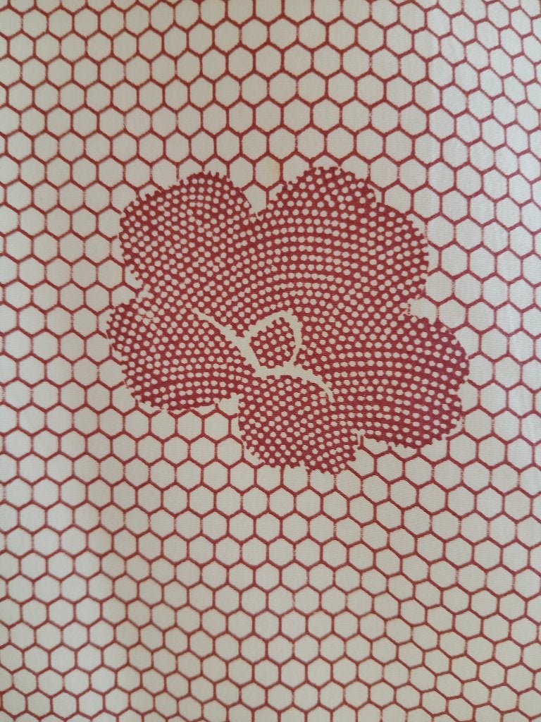 Traditionele Japanse Kimono white red, Ophalen of Verzenden