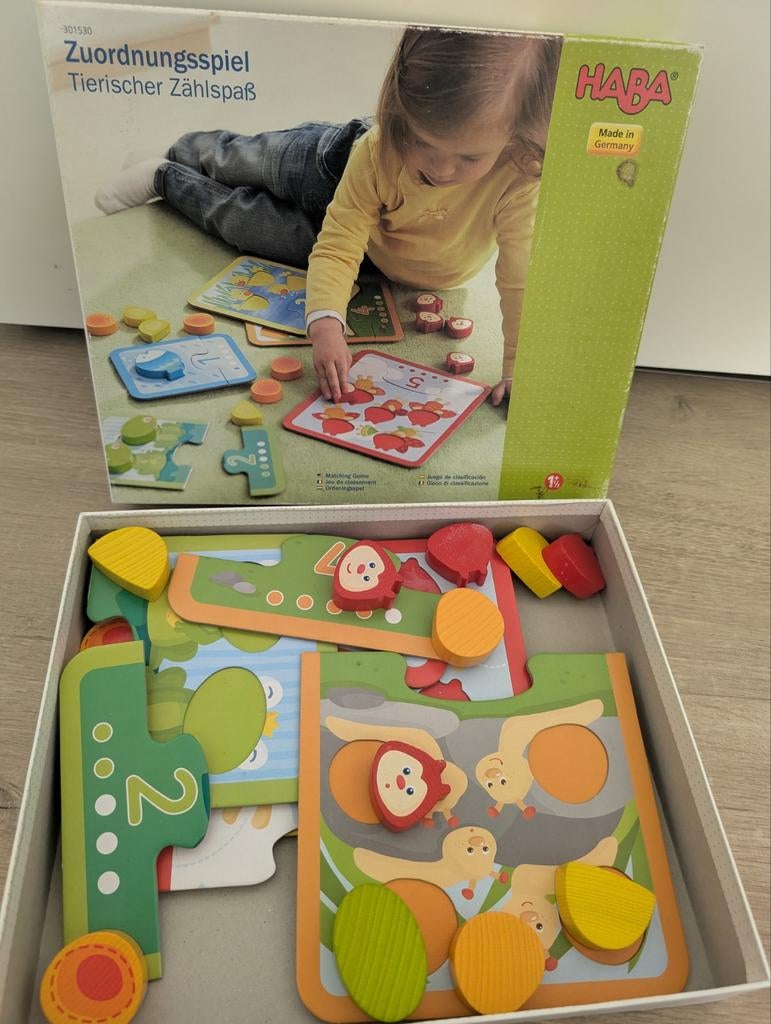 HABA Zuordnungsspiel Tierischer Zählspaß, Ophalen