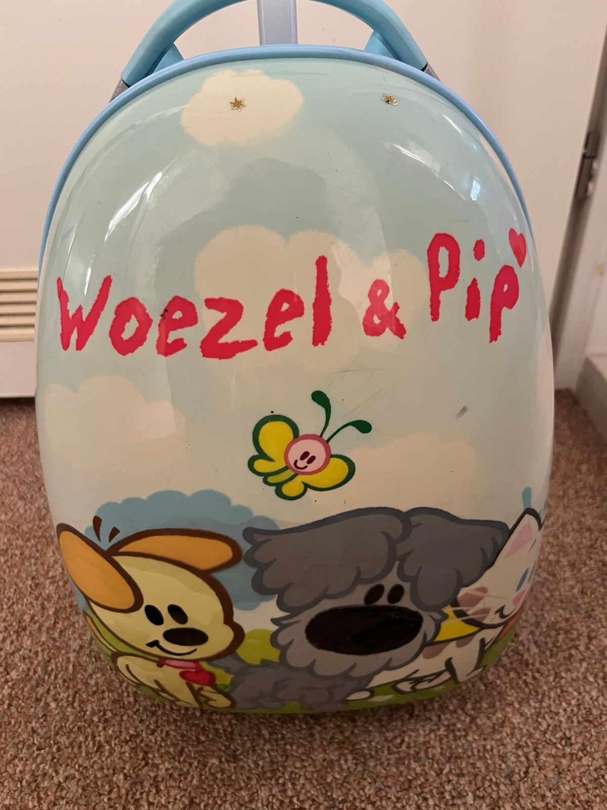 Woezel & Pip Kinderkoffer - Ideaal voor Reizen, Ophalen of Verzenden, Gebruikt