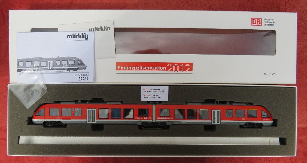 Marklin. DB Finanzpräsentation 2012, Wisselstroom, Locomotief, Ophalen of Verzenden, Zo goed als nieuw