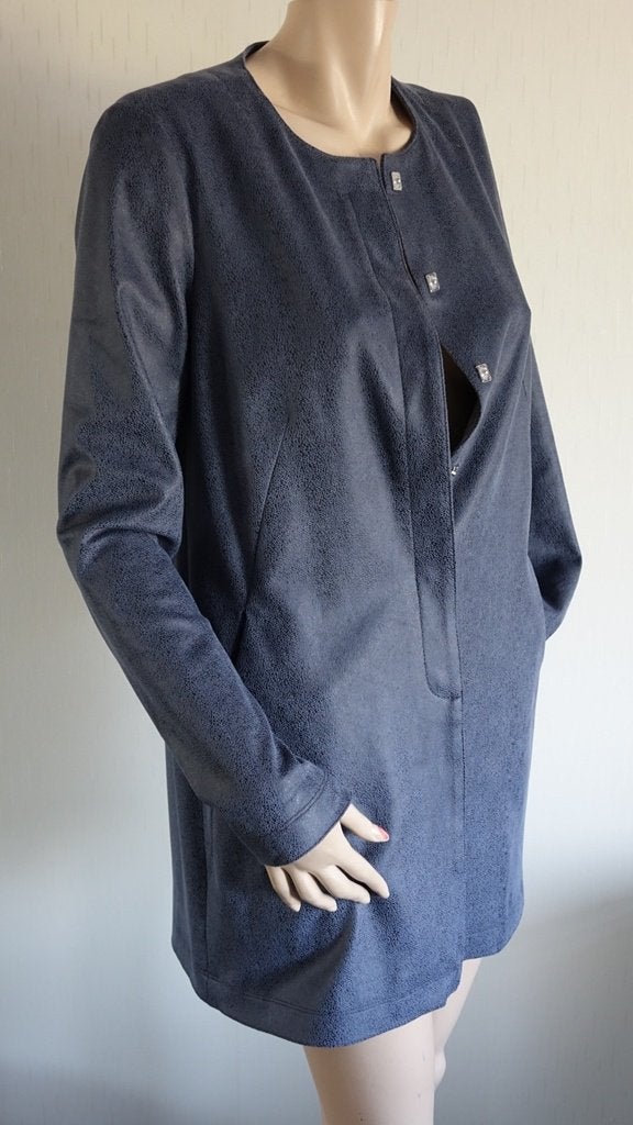 nieuw blauw EXPRESSO jas lederlook, Nieuw, Maat 36 (S), Verzenden, Expresso