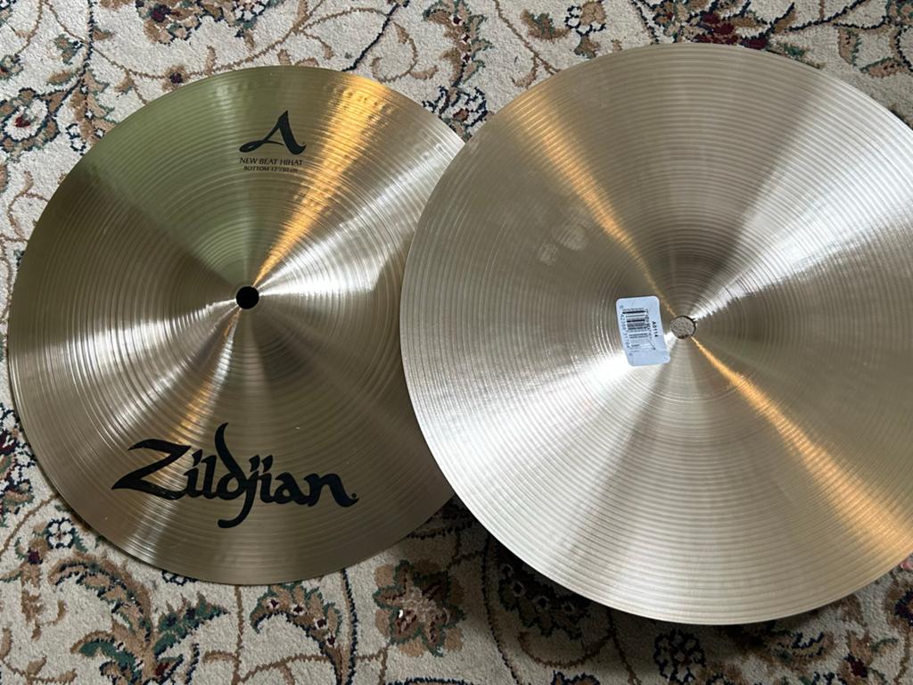 12” Zildjian A New Beat Hi-Hats (Nieuw), Usa, Bekkens@hermanJager.nl, Drums of Percussie, Nieuw