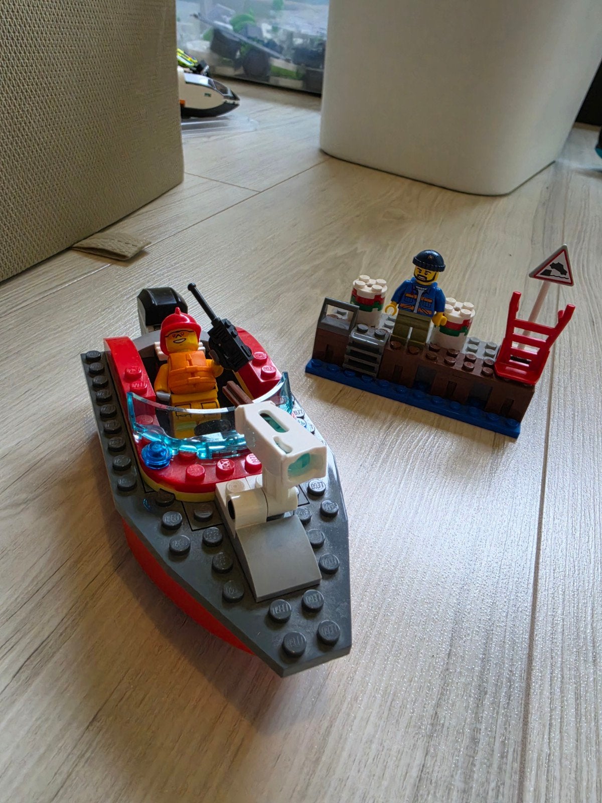 Lego City Brand aan de Kade (60213), Ophalen of Verzenden, Zo goed als nieuw