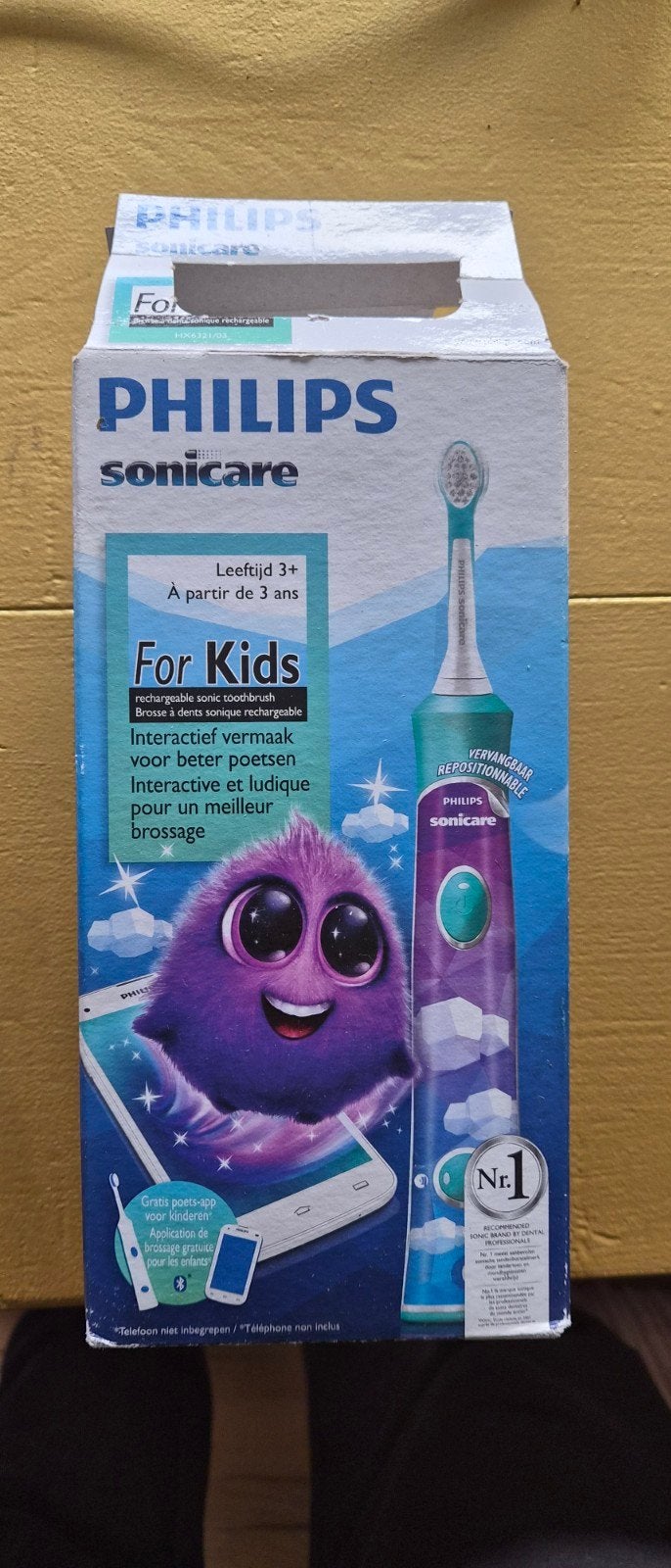 Philips Sonicare For Kids elektrische tandenborstel, Ophalen, Nieuw, Mondverzorging