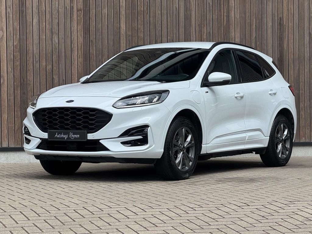 Ford Kuga 2.5 PHEV ST-Line / Winterpack / Cruise / 18'' /, Gebruikt, Zwart, 4 cilinders, Wit