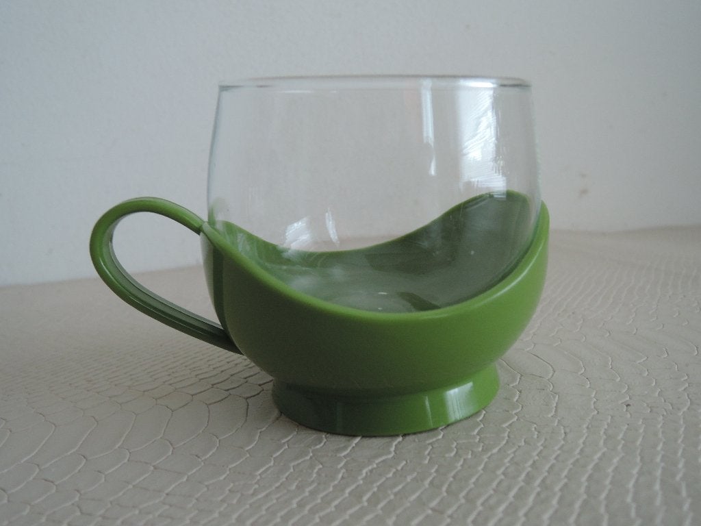 Ouderwets retro theeglas, Glas of Glazen, Ophalen of Verzenden, Overige stijlen, Glas