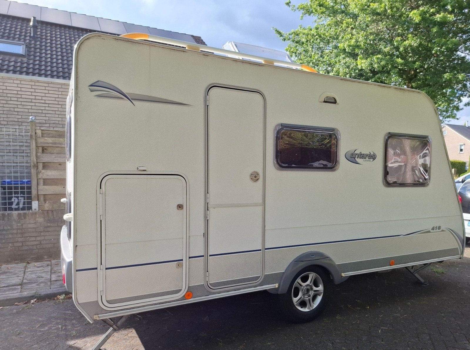 caravelair antares de luxe 416, Stapelbed, 750 - 1000 kg, Particulier, 5 tot 6 meter