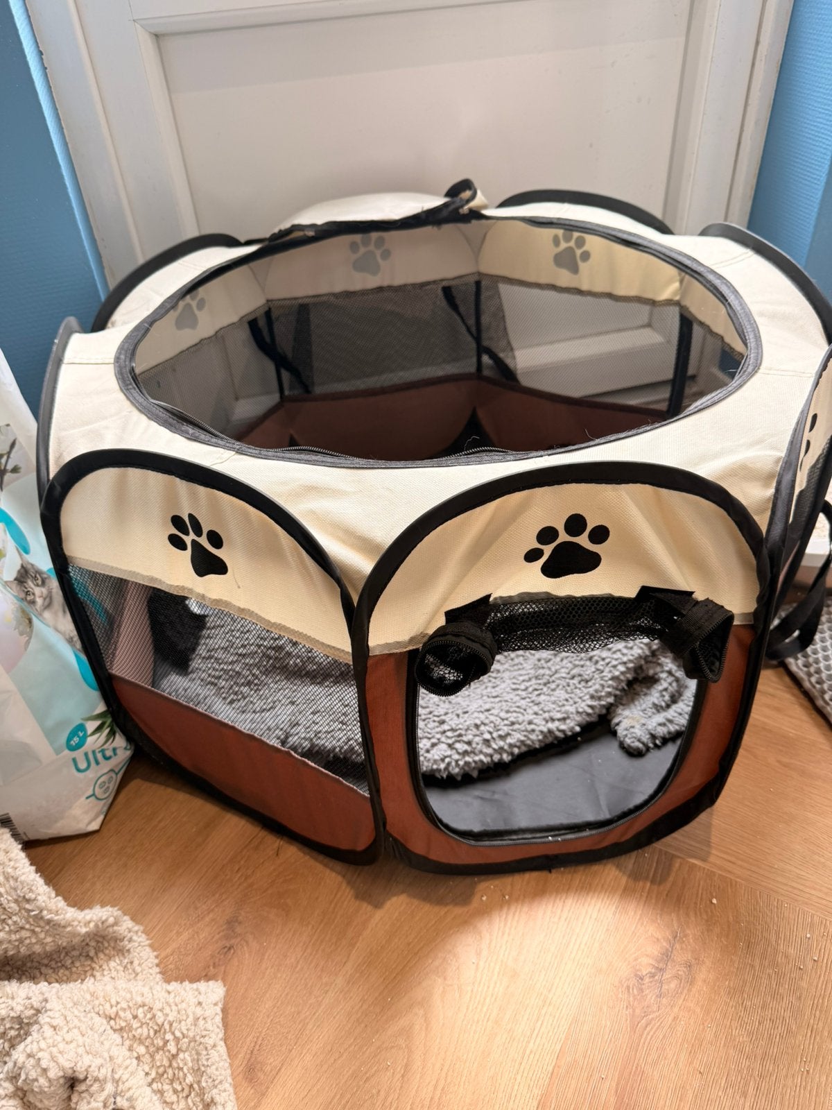 Pop-up kraamhok voor katten of honden (opvouwbaar), Dieren en Toebehoren, Ophalen of Verzenden, Zo goed als nieuw