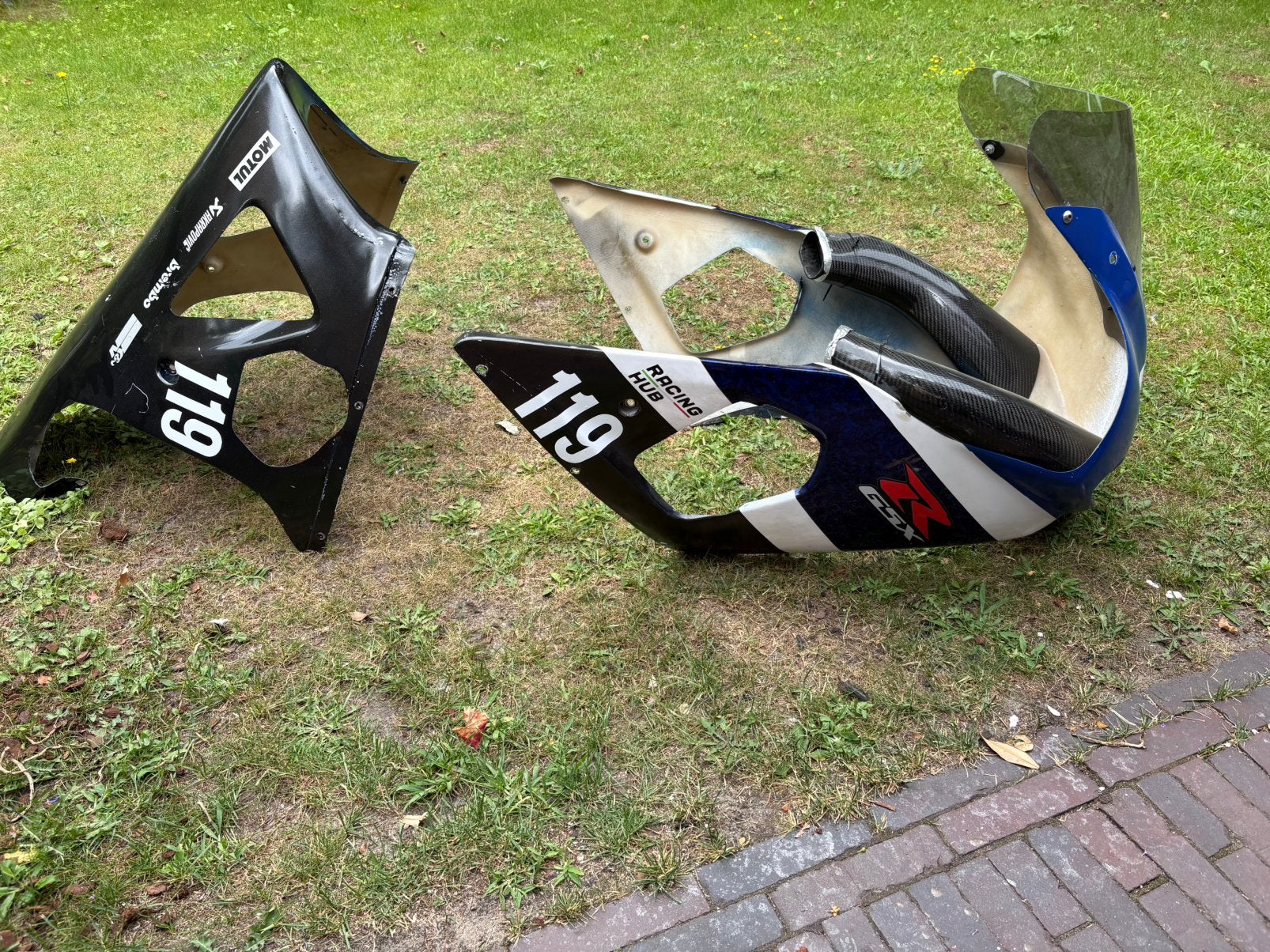 Suzuki GSXR 1000 k1 k2 racekuip, Motoren, Ophalen of Verzenden