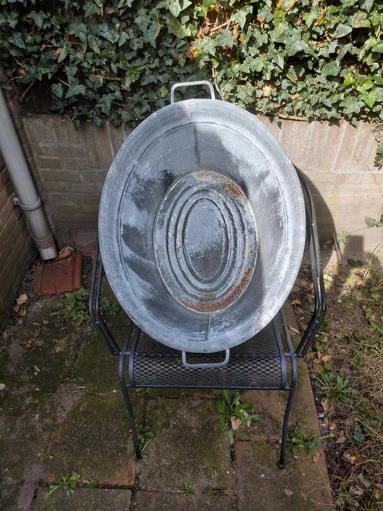 Vintage Zinken Wastobbe teil nr 24 / Plantenbak lekdicht, Antiek en Kunst, Ophalen of Verzenden