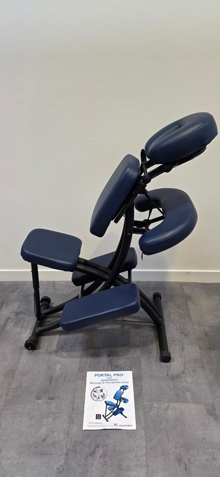 Oakworks Portal Pro Massagestoel - Zo goed als nieuw, Sport en Fitness, Ophalen of Verzenden, Zo goed als nieuw, Massagestoel of Kussen