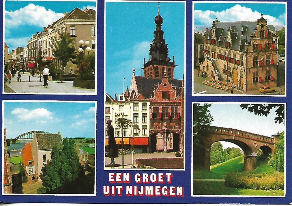 Nijmegen- -5-luik., Verzenden, 1980 tot heden, Gelopen, Gelderland