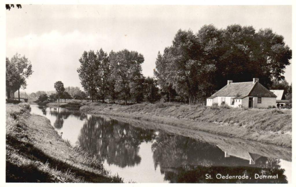St. Oedenrode Dommel 1950 ., Ophalen, 1940 tot 1960, Ongelopen, Noord-Brabant