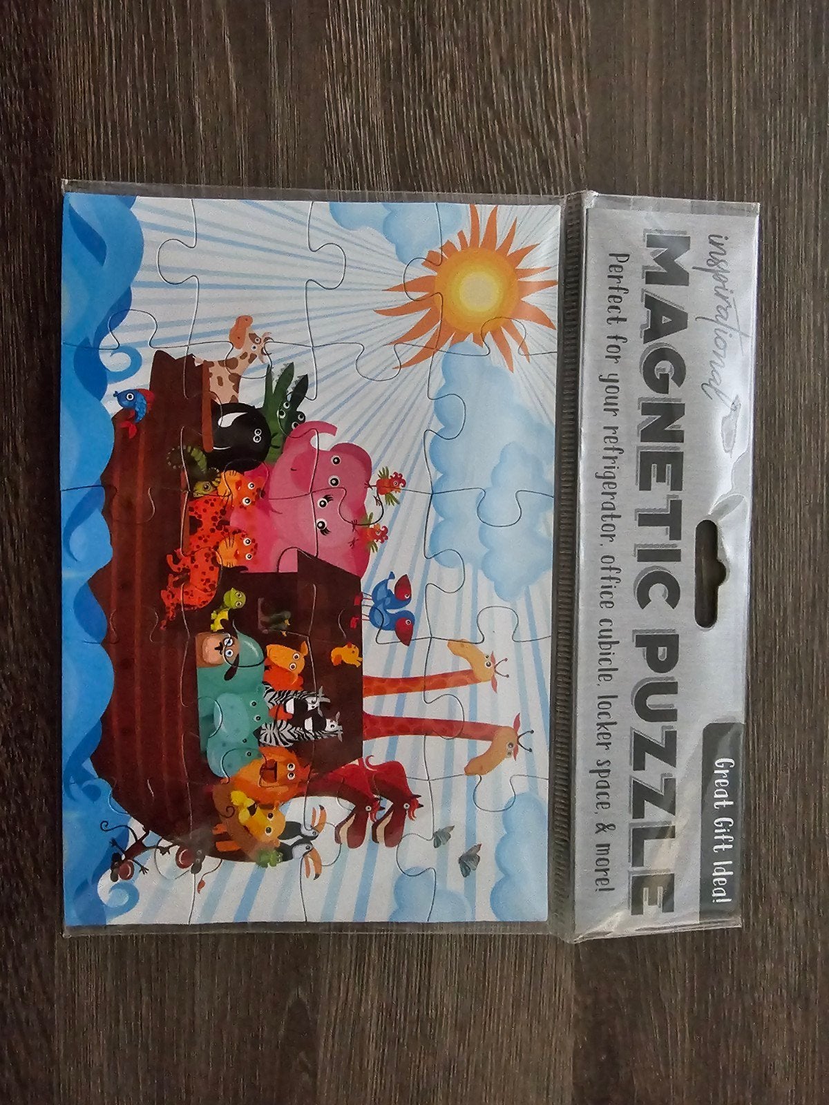 Magnetische puzzel Ark van Noach - Nieuw, Ophalen, 10 tot 50 stukjes, Nieuw, 4 tot 6 jaar