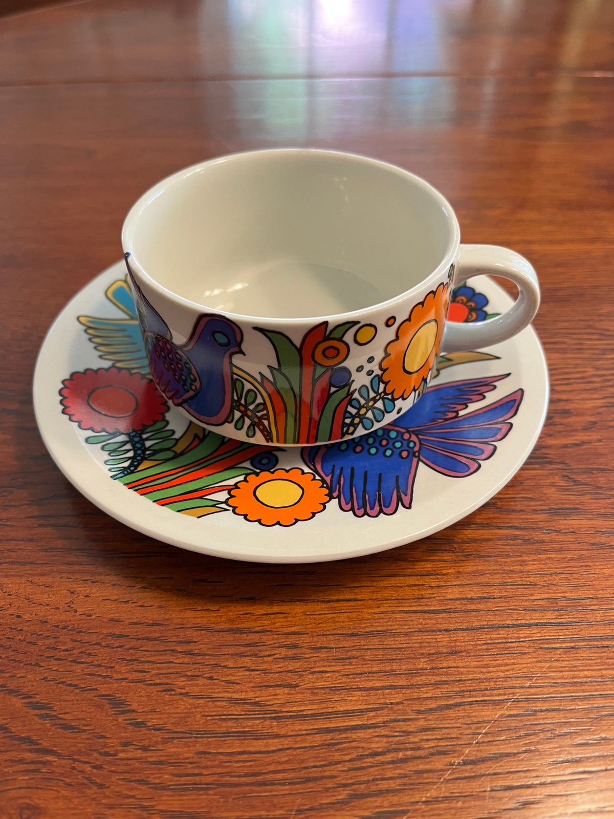 Villeroy & Boch Acapulco kop en schotel 1 set, Ophalen of Verzenden, Zo goed als nieuw, Porselein, Kop en/of schotel