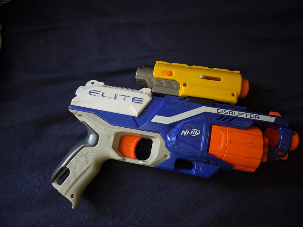 Nerf Disruptor Elite Blaster, Ophalen of Verzenden, Zo goed als nieuw, Jongen of Meisje
