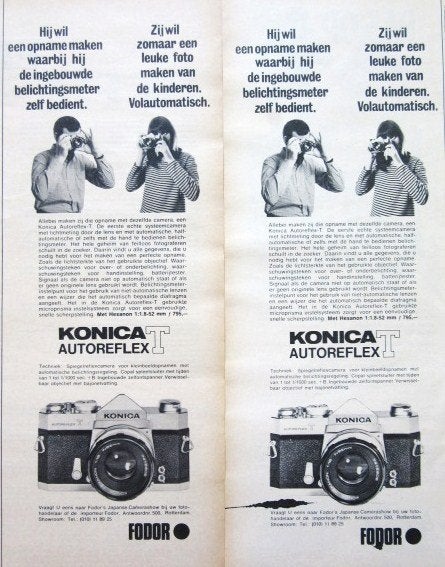 42 vintage advertenties foto video 68-84 Olympus Ricoh Admor, Ophalen of Verzenden, Zo goed als nieuw