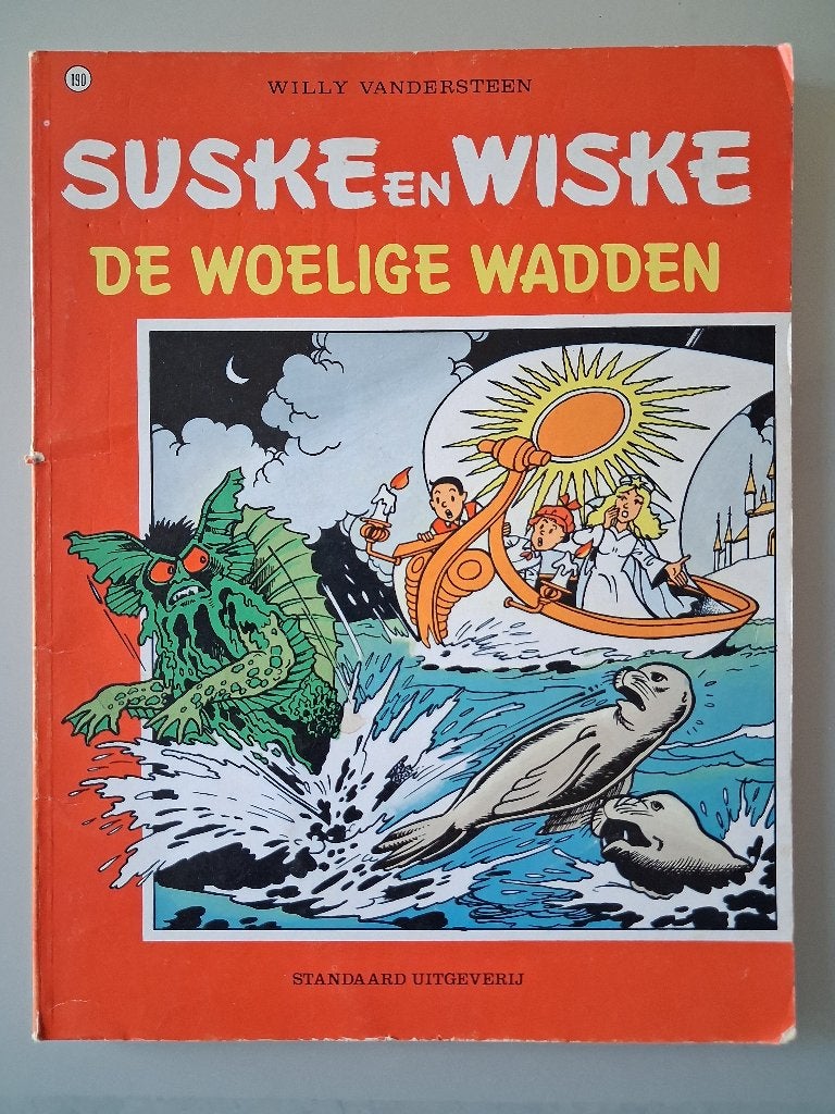 Suske en Wiske deel 190 De Woelige Wadden in prima staat, Boeken, Eén stripboek, Ophalen of Verzenden, Zo goed als nieuw, Willy Vandersteen