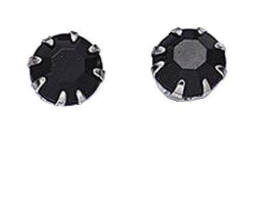 Oorbellen knopjes met zirkonia zwart - zilver, Sieraden, Tassen en Uiterlijk, Oorbellen, Overige materialen, Verzenden, Zwart